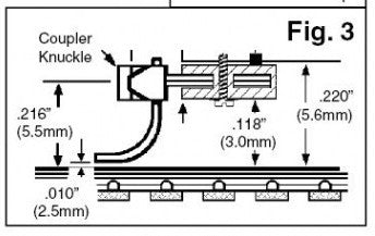 Micro Trains Line N 00110007 (2004-1-10) Underslung Short Shank Body Mount Couplers Assembled - 10 Pair