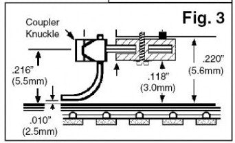 Micro Trains Line N 00102052 (2004-1) Underslung Short Shank Body Mount Couplers Assembled - 2 Pair