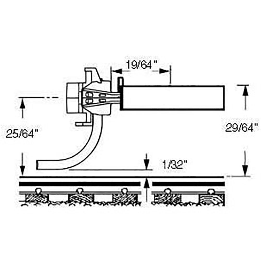 Kadee HO #119 SE Shelf Whisker Metal Couplers with Draft Gear boxes Medium 9/32" Centerset Shank - 2 Pair