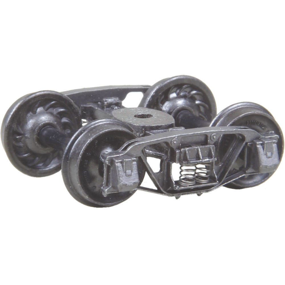 Kadee HO #509 Andrews 1898 Trucks with 33 inch Ribbed Back Wheels Metal Fully Sprung - 1 Pair