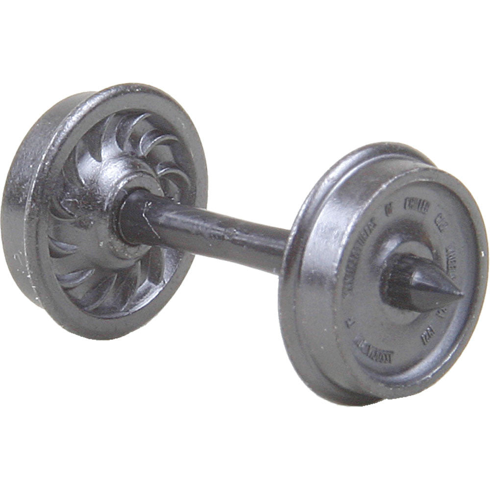 Kadee HO #521 36 inch Diameter Ribbed Back Metal Code 110 Wheelsets Freight and Passenger - 12 Sets