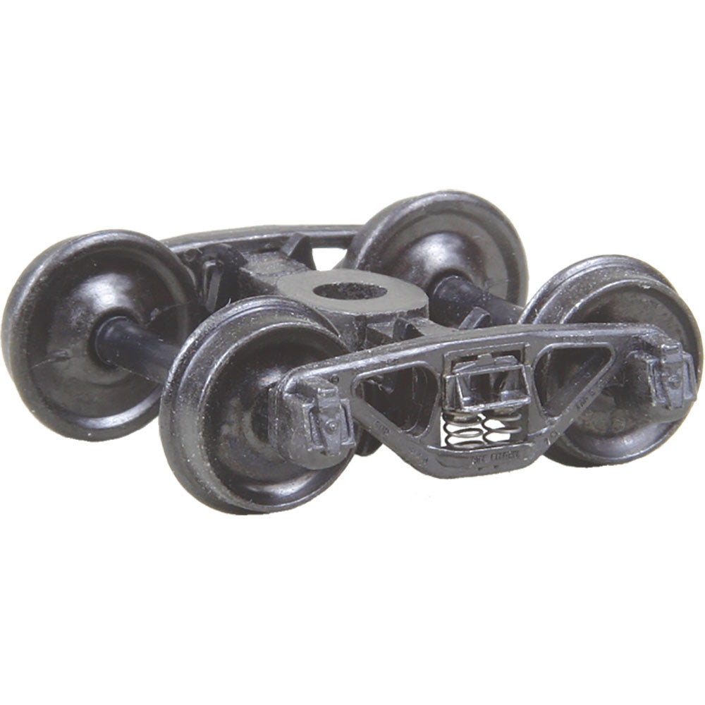 Kadee HO #552 ASF Ride Control 50 Ton Self Centering Trucks with 33 inch Smooth Back Wheels Metal Fully Sprung - 1 Pair