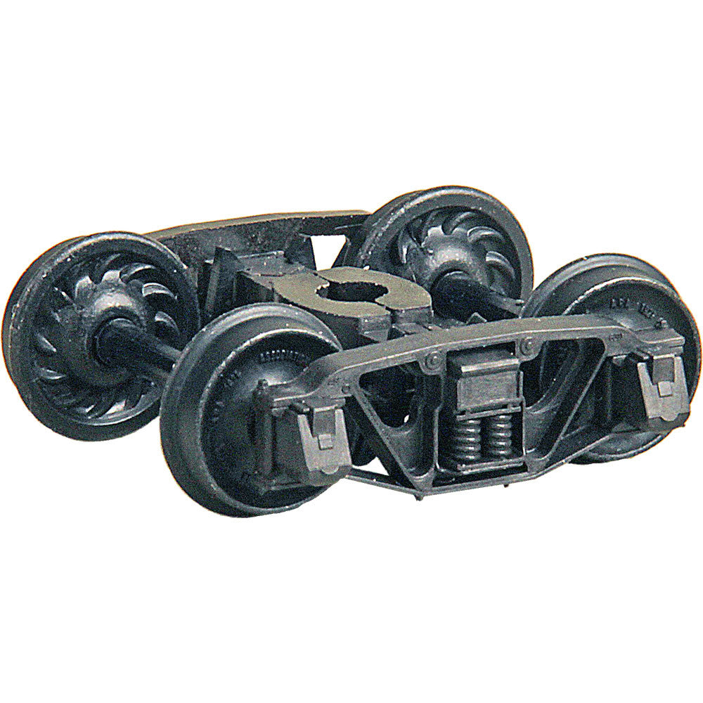 Kadee HO #571 Andrews 1898 Self Centering Trucks with 33 inch Ribbed Back Wheels 'HGC'  - 1 Pair