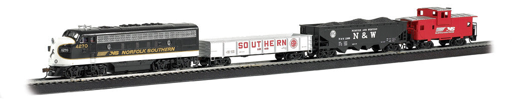 Bachmann HO 00691 The Thoroughbred - Norfolk Southern Train Set