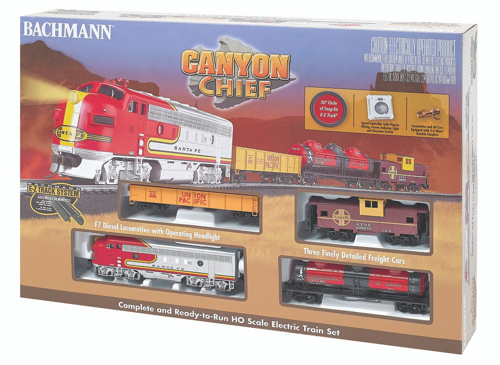 Bachmann HO 00740 The Canyon Chief - Santa Fe Train Set