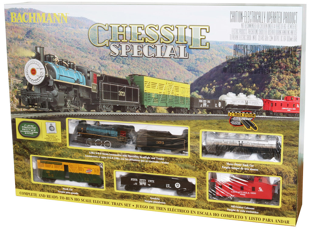 Bachmann HO 00750 Chessie Special - Chesapeake & Ohio Steam Train Set