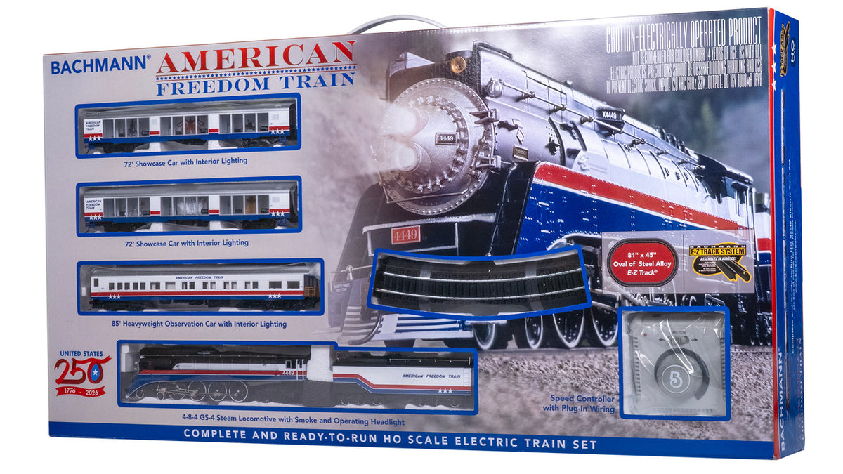 Bachmann HO 00789 DCC Ready American Freedom Train Starter Set