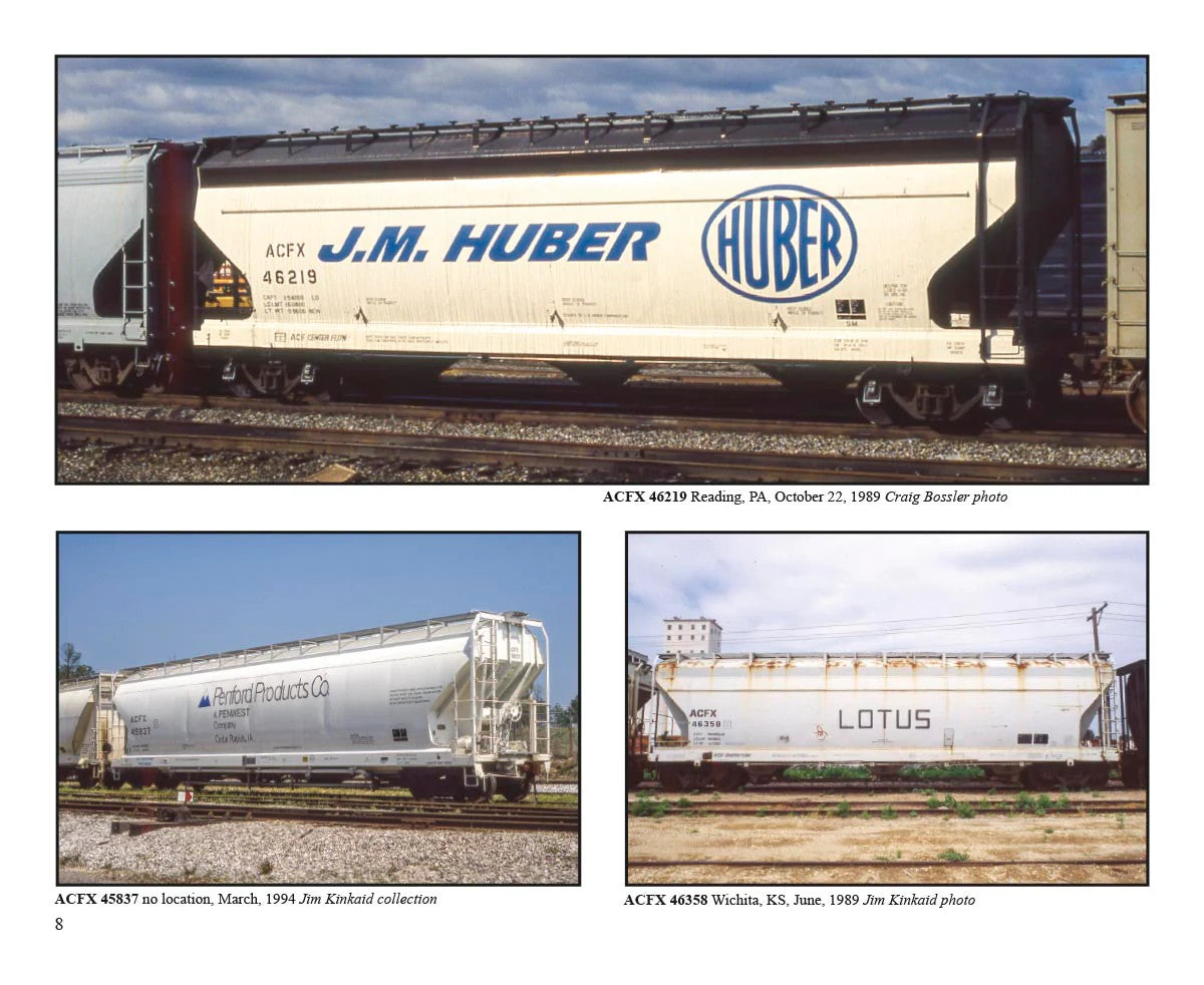 Morning Sun Books 855X Covered Hoppers Volume 1 AACX-MQGX: A Sampling of Privately-Owned Covered Hoppers 1961-1995 - Softcover