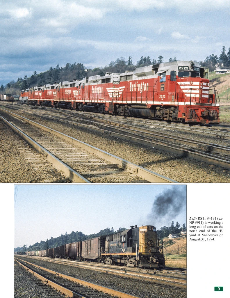 Morning Sun Books 1719 Burlington Northern Washington In Color Volume 2