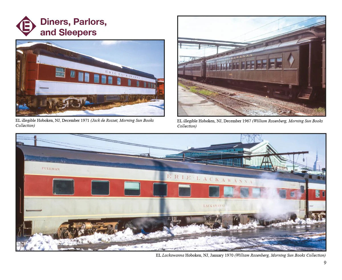 Morning Sun Books 8541 Erie Lackawanna Equipment: A Sampling of Freight, Passenger, & Non-Revenue Rolling Stock Used on the EL - Softcover