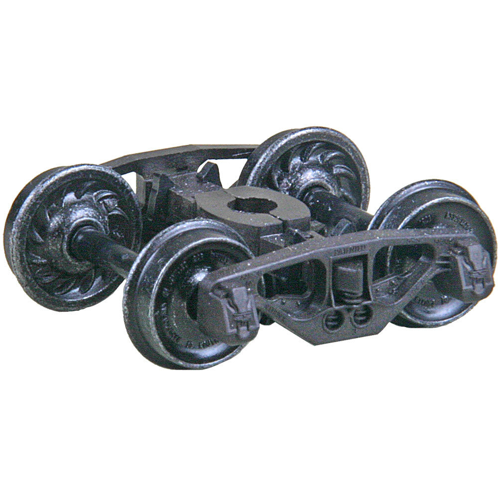 Kadee HO #1567 National Type B-1 50-Ton Self Centering Trucks with 33 inch Ribbed Back Code 88 Semi-Scale Wheels 'HGC' - 1 Pair