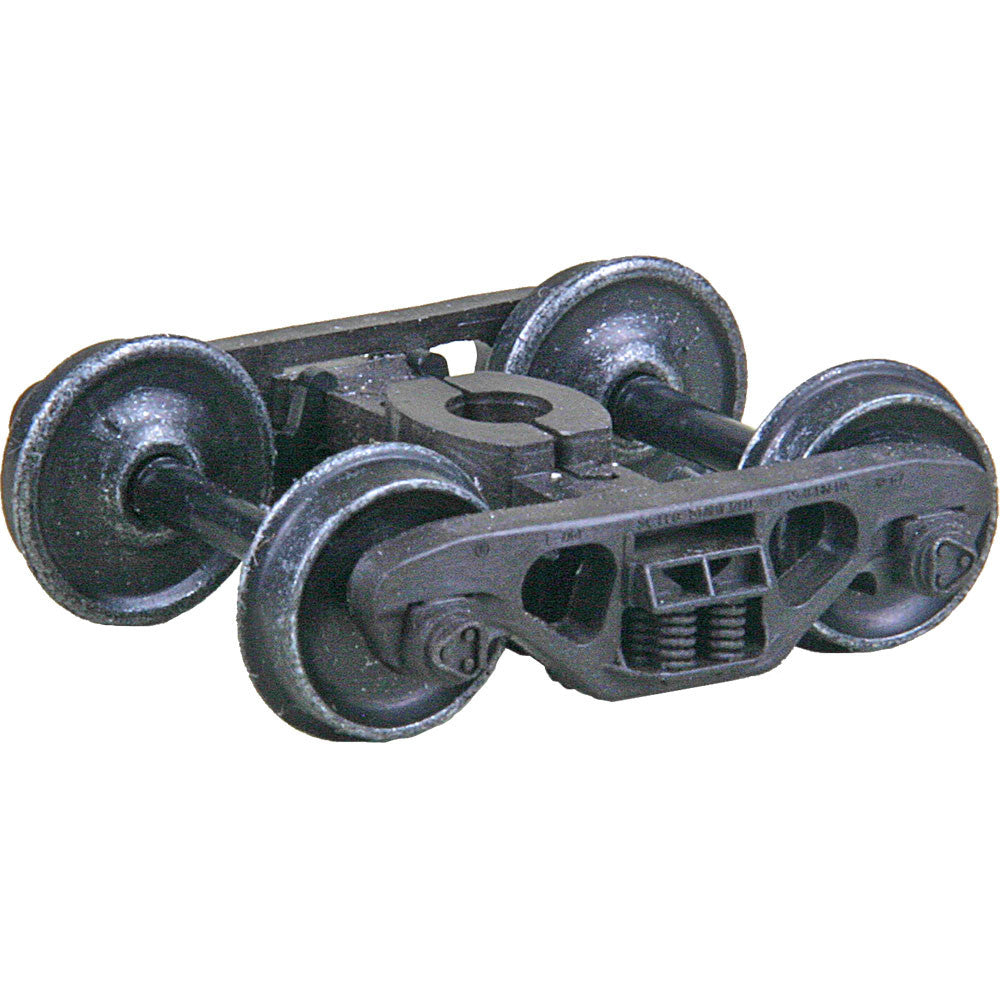 Kadee HO #1570 Barber S-2 70-Ton Roller Bearing Self Centering Trucks with 33 inch Smooth Back Code 88 Semi-Scale Wheels 'HGC' - 1 Pair