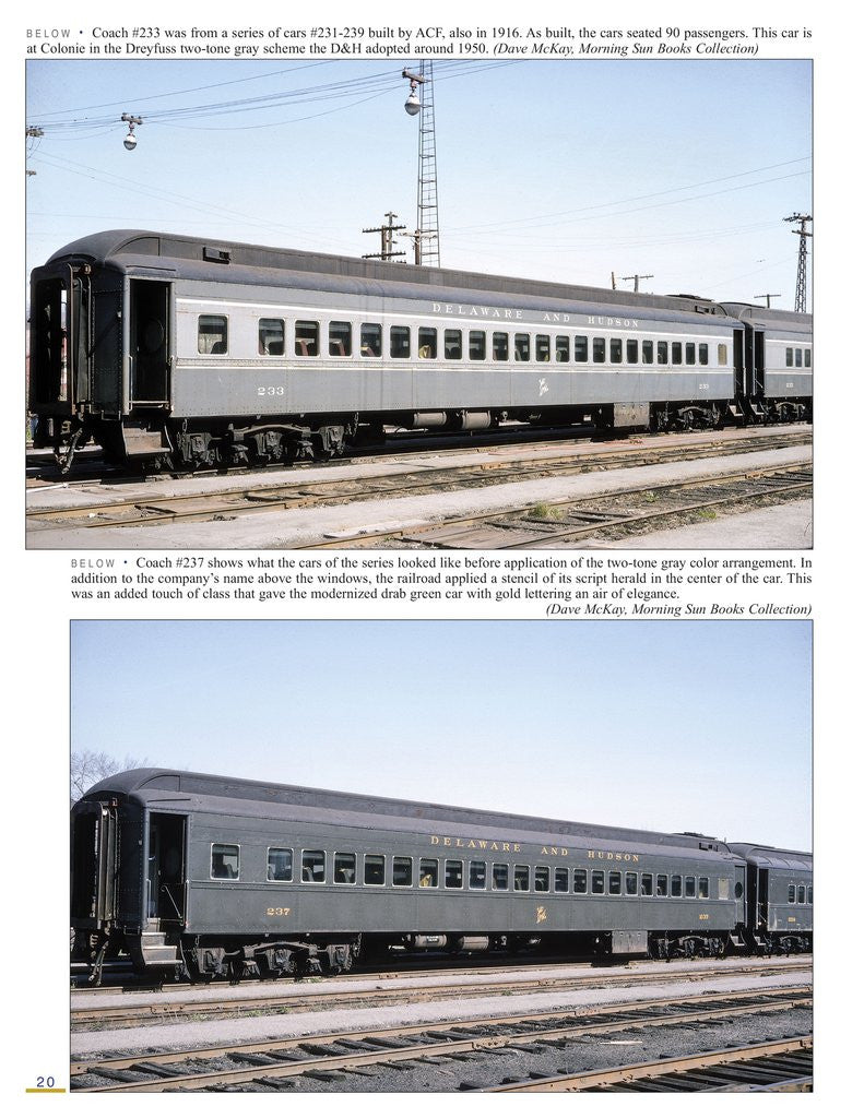 Morning Sun Books 1677 Delaware & Hudson Railway Through Passenger Service in Color