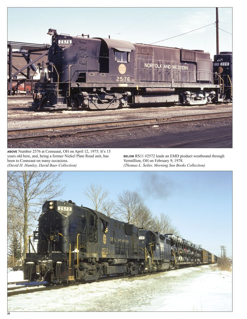 Morning Sun Books 1678 Norfolk & Western Railway in Color Volume 2 1955-82 1st Generation Road Switchers