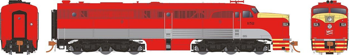 Rapido Trains Inc HO 23555 DCC/ESU Loksound V5 Equipped ALCo PA-1 Locomotive Missouri-Kansas-Texas 'Shadowlined' MKT #152