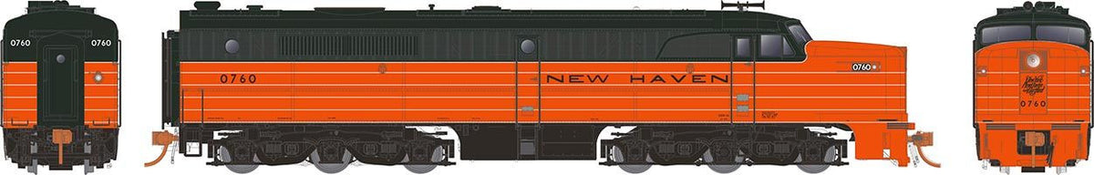 Rapido Trains Inc HO 23058 DCC Ready ALCo PA-1 Locomotive New Haven 'Orange Scheme' NH #0760