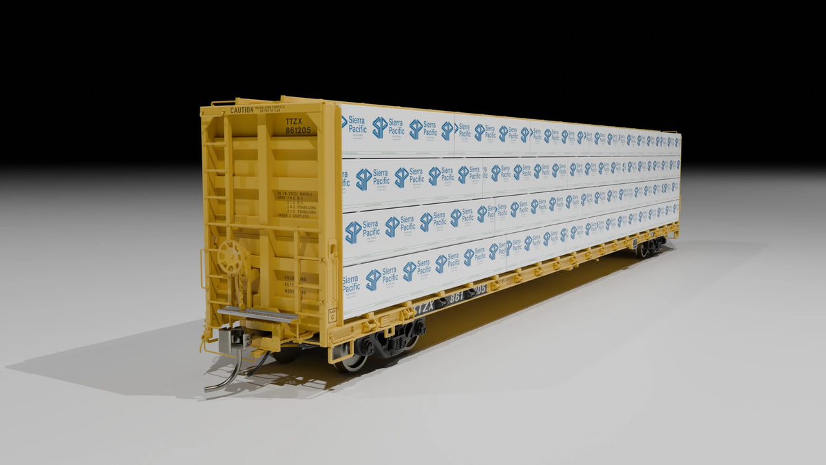 Rapido Trains Inc HO 102167 Centerbeam Lumber Load Tolko