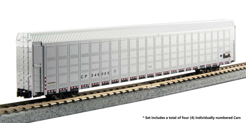 Kato N 106-5510 Aluminum Enclosed Auto Carrier Canadian Pacific CP
