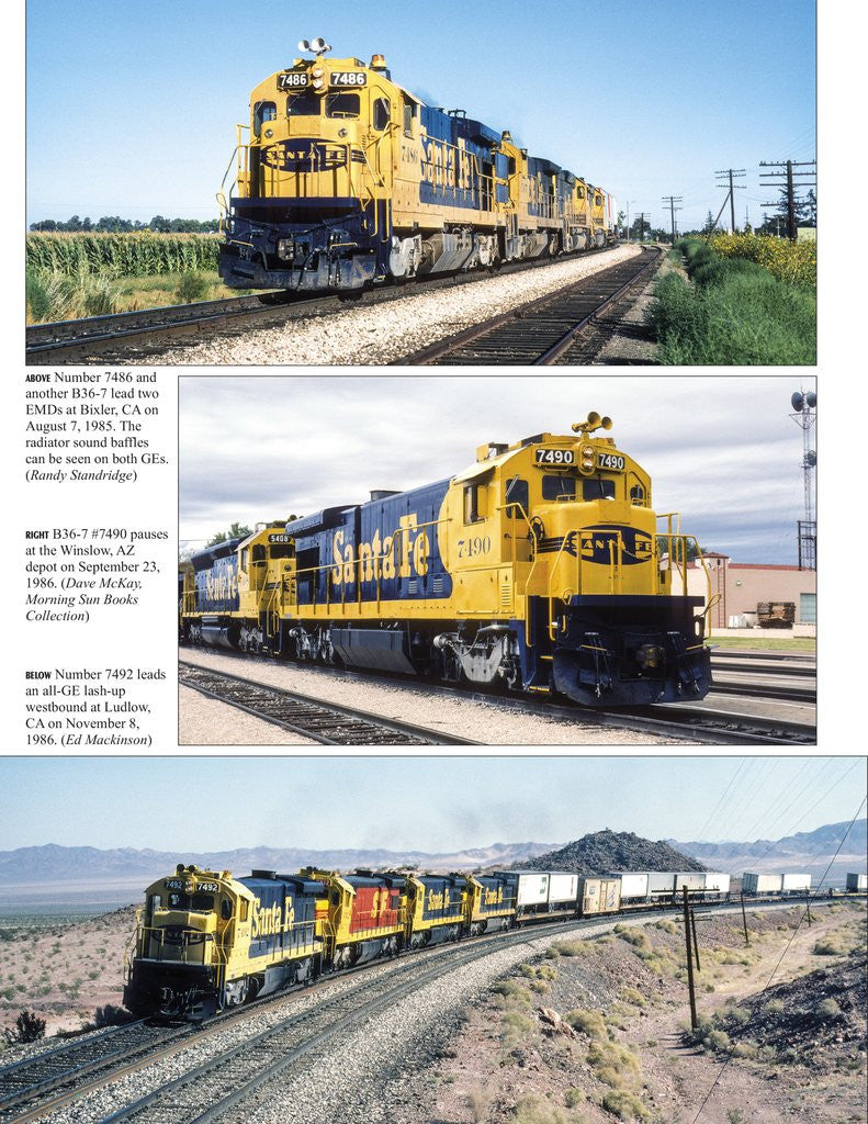 Morning Sun Books 1730 Santa Fe Power In Color Volume 5: General Electric Locomotives and Santa Fe's Entry into BNSF