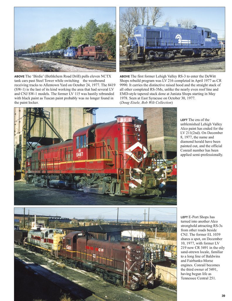 Morning Sun Books 1710 Lehigh Valley in the Conrail Era Volume 1: 1976-1986