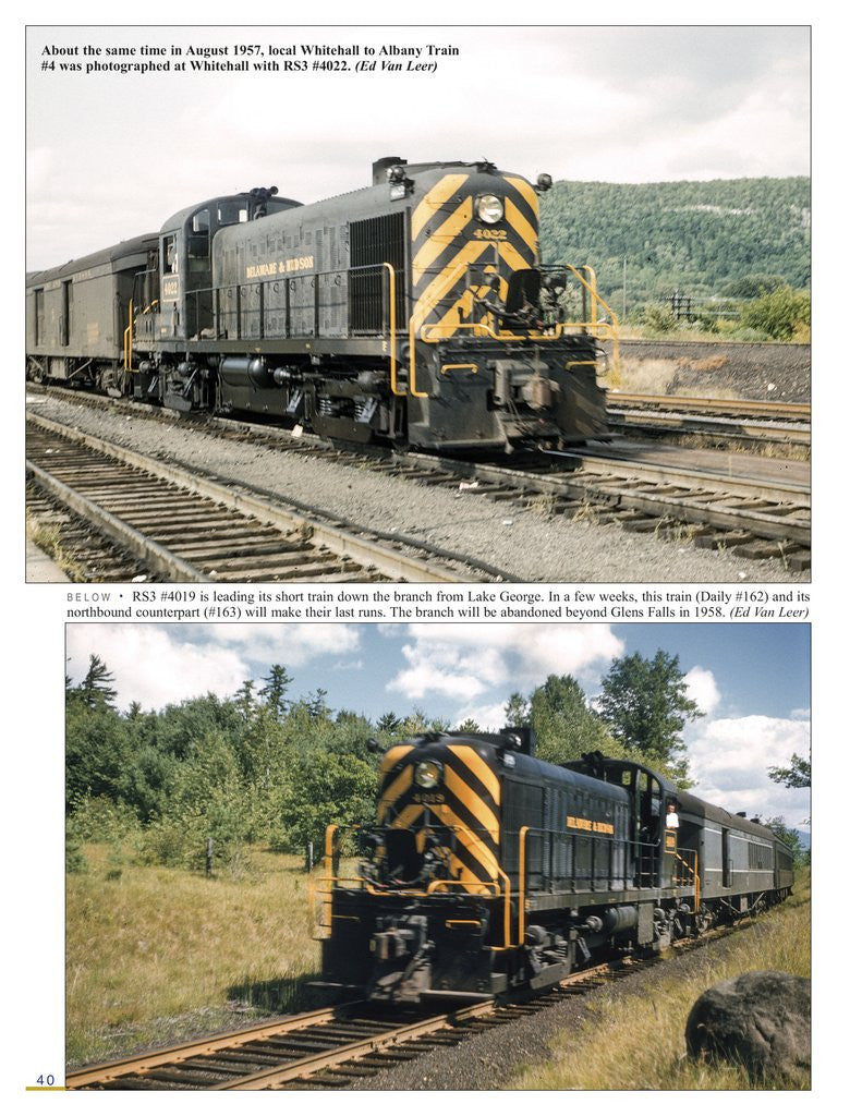 Morning Sun Books 1677 Delaware & Hudson Railway Through Passenger Service in Color