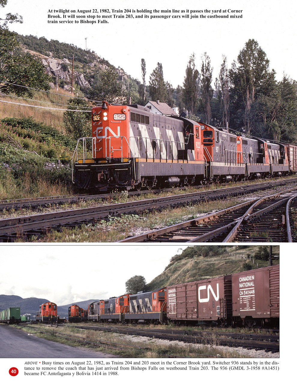 Morning Sun Books 1673 Trackside around Newfoundland