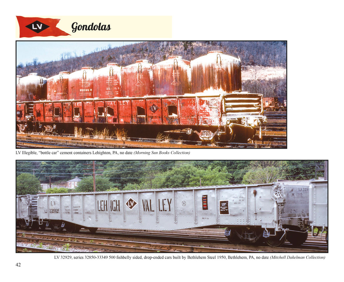 Morning Sun Books 841X Lehigh Valley Equipment: A Sampling of the LV's Freight, Passenger & MofW Cars Softcover