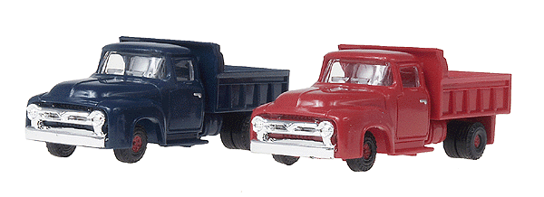 Walthers Life-Like SceneMaster HO 433-1617 Dump Trucks - Assembled - 2 Pack