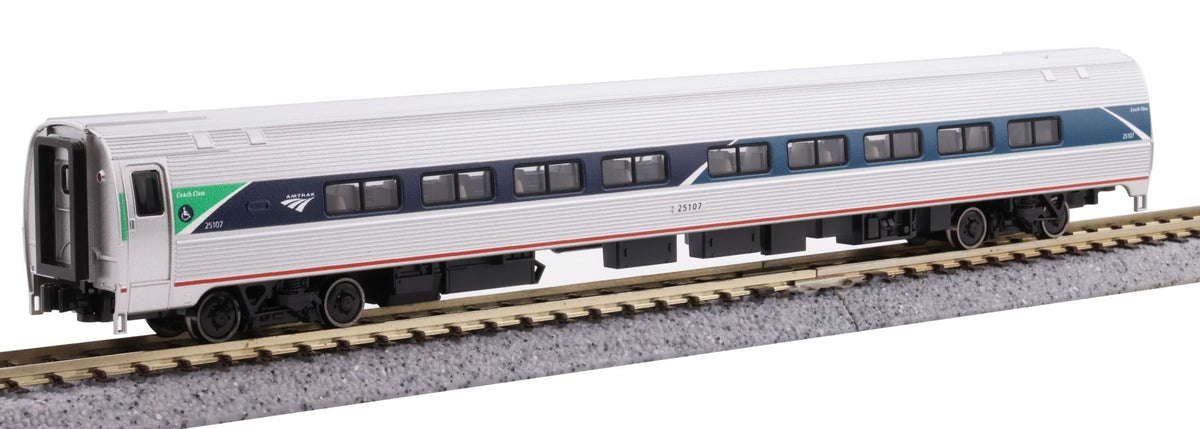 Kato N 106-6295 Amtrak Amfleet II Coach "Phase VII" Paint Scheme 2 Car Set
