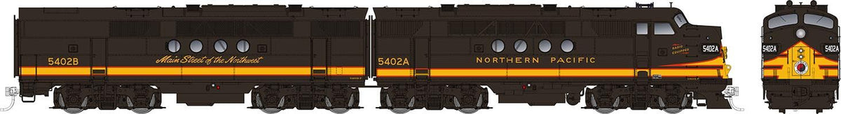 Rapido Trains Inc HO 53029 DCC Ready EMD FT A+B Locomotive Set Northern Pacific "Pine Tree Scheme" NP #5409D + 5409C