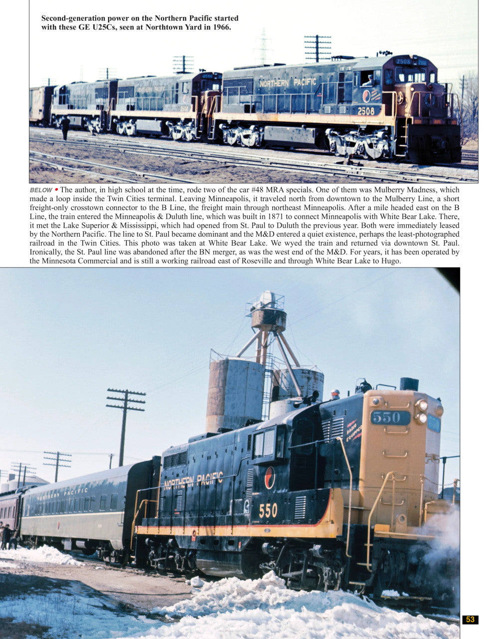 Morning Sun Books 1768 Trackside Around Minnesota 1959-1976 with Bill Cordes