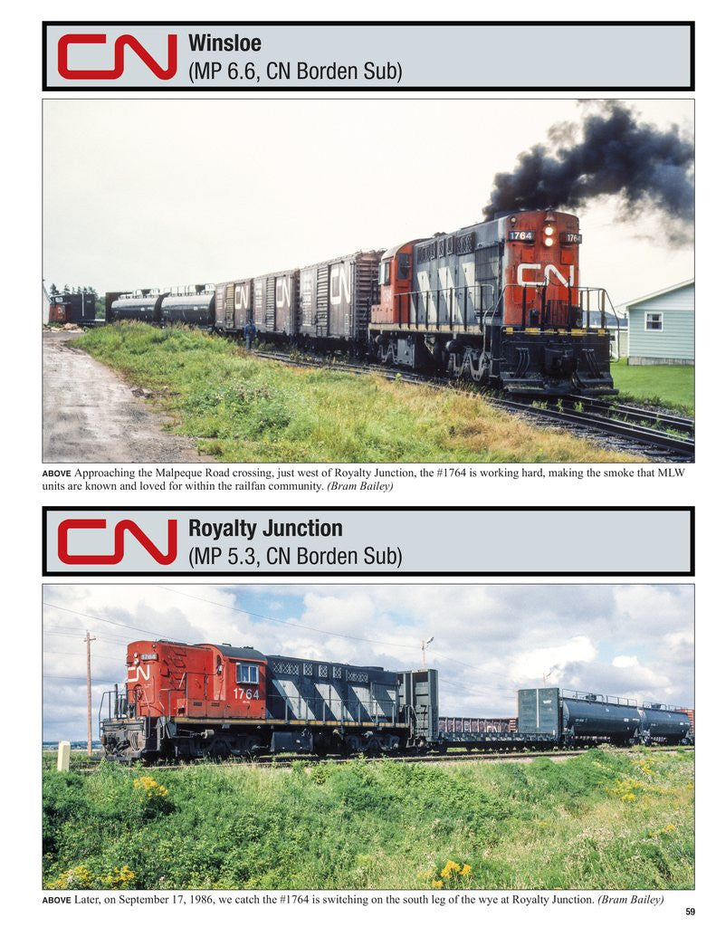 Morning Sun Books 1701 Canadian National Atlantic Region In Color