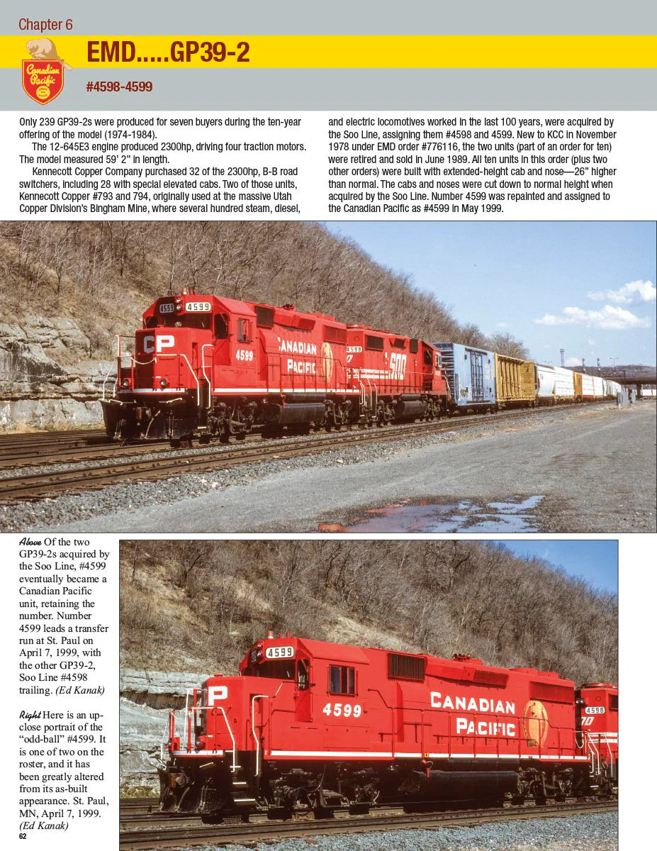 Morning Sun Books 1784 Canadian Pacific Power In Color Volume 5: Modern Four-Axle Road Power