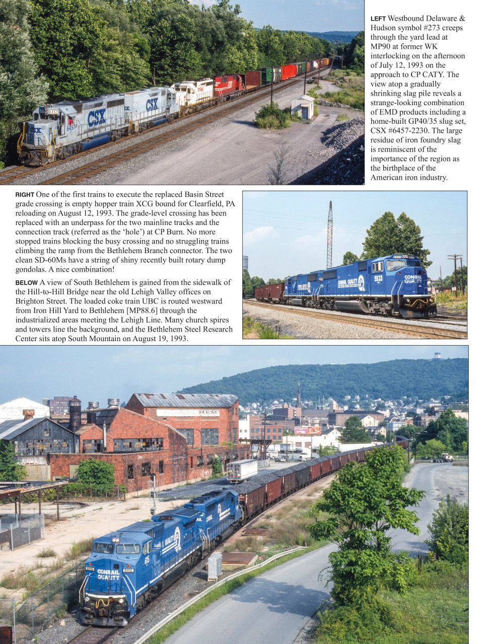 Morning Sun Books 1743 Lehigh Valley in the Conrail Era Volume 2: 1987-1999