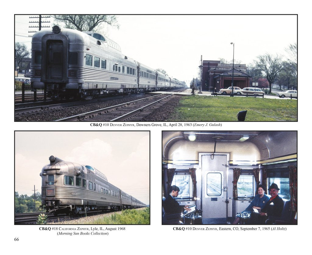 Morning Sun Books 'Soft Cover' 7766 Observation Car Color Portfolio Volume 1: A&WP-CB&Q