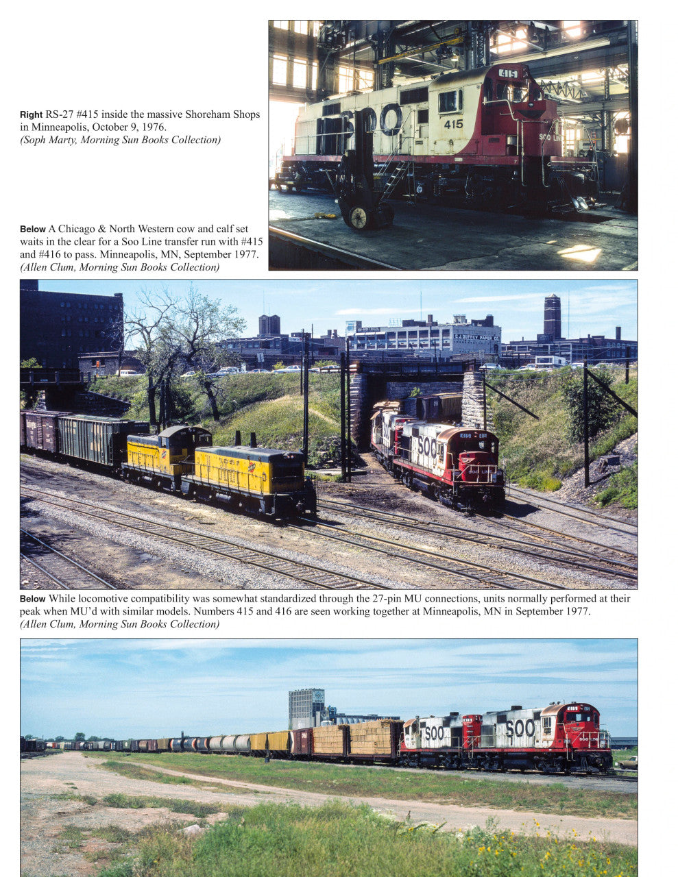 Morning Sun Books 1744 Soo Line Power In Color Volume 2: Early Roadswitchers 1945-1965 'RS-1s to GP35s'