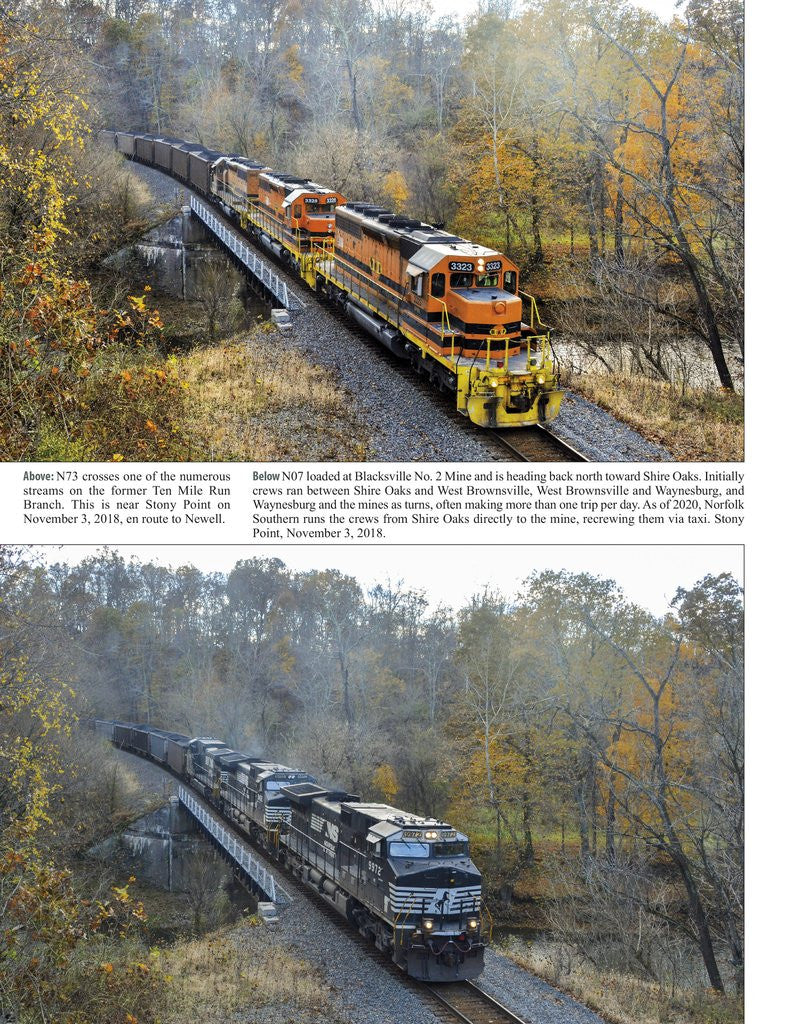 Morning Sun Books 1725 The Monongahela Railway In Color Volume 3: The Conrail & NS Era