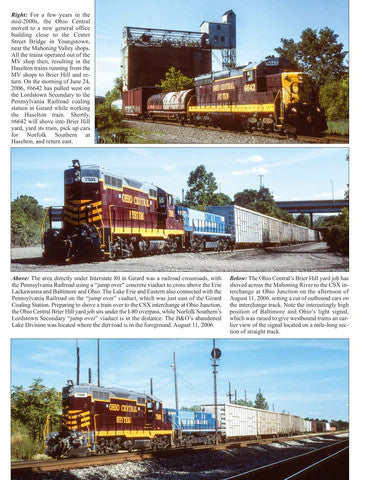 Morning Sun Books 1749 Mahoning Valley Rails In Color 1988-2006