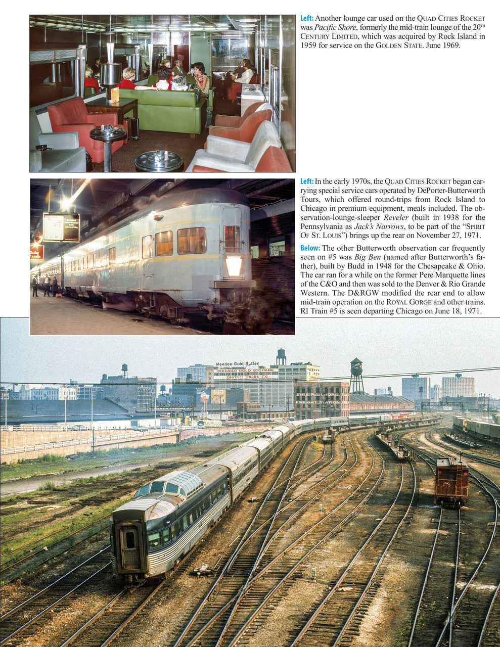 Morning Sun Books 1727 Chicago Intercity Passenger Trains In Color