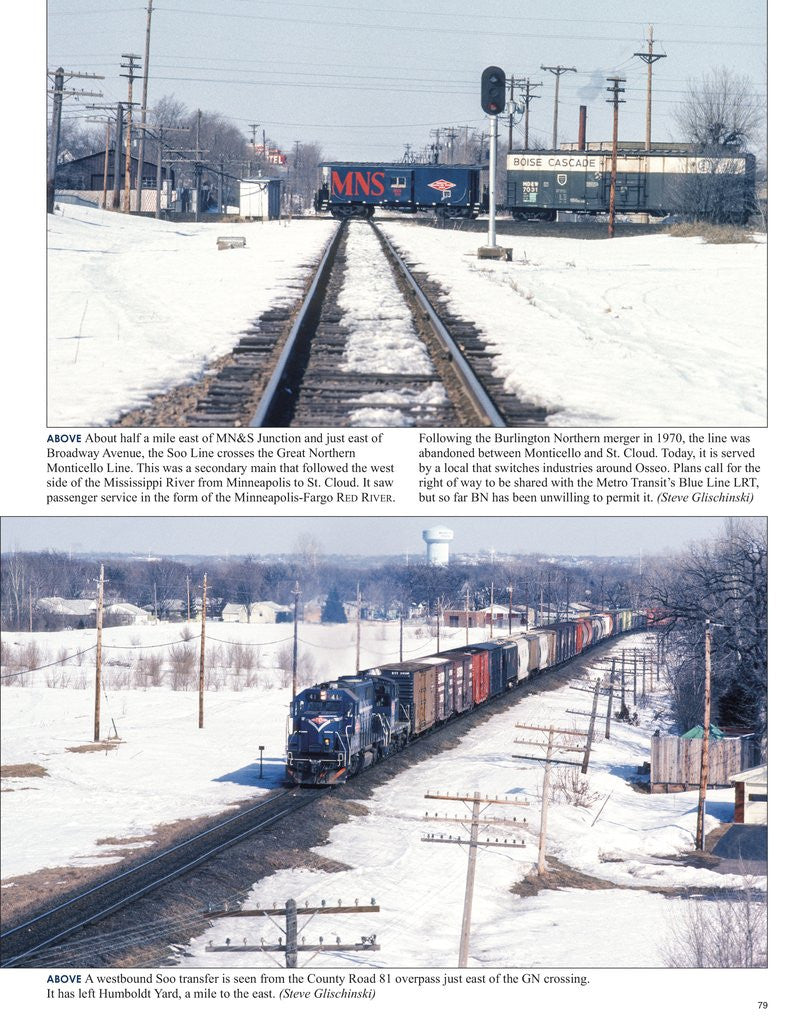 Morning Sun Books 1734 Minneapolis Northfield and Southern Railway In Color