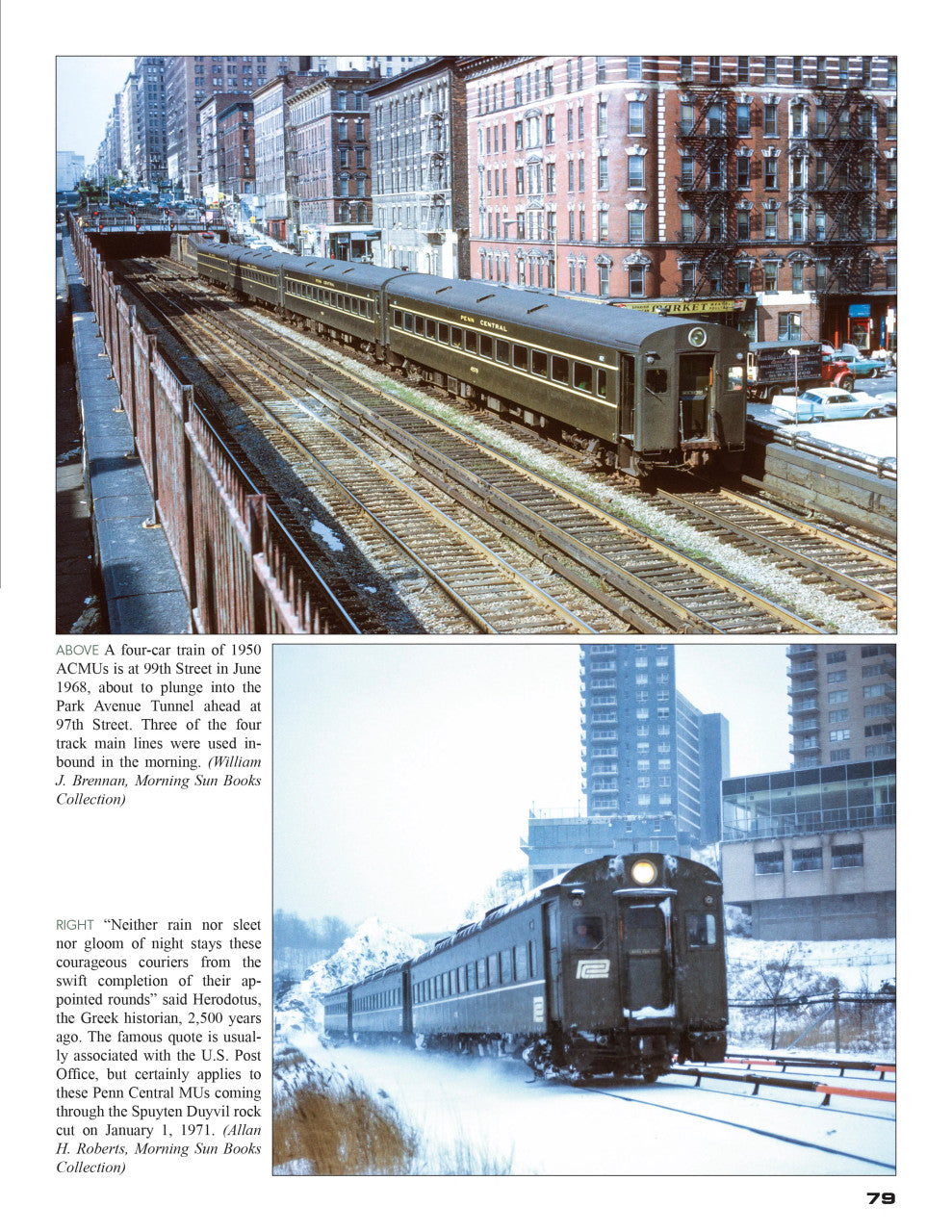 Morning Sun Books 1757 Penn Central MU Cars In Color