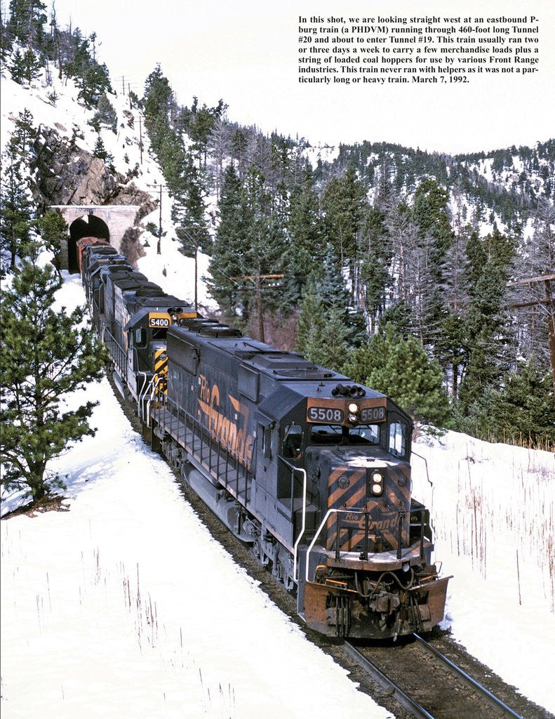 Morning Sun Books 1732 Rio Grande In Color Volume 7: Front Range