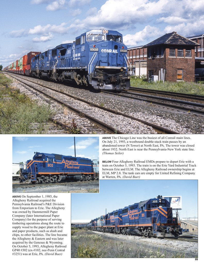 Morning Sun Books 1721 Penn Central in the Conrail Era Volume 4: 1990-1994