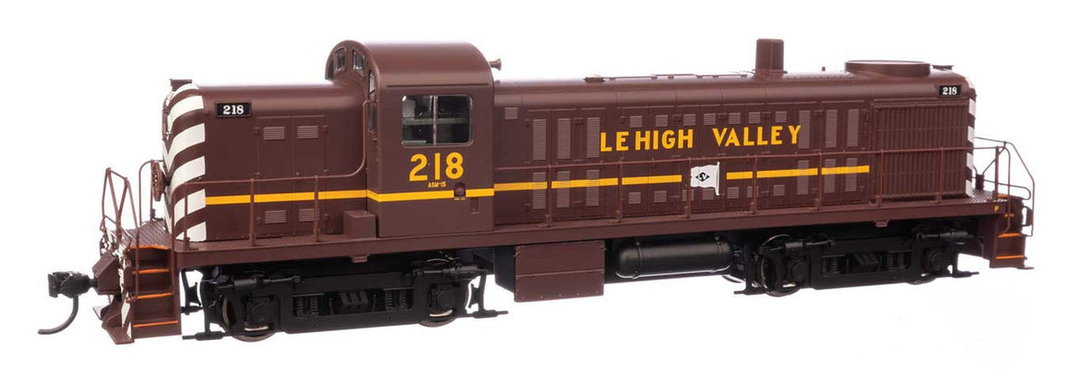 Walthers Mainline HO 910-10710 DCC Ready Alco RS2 Locomotive Lehigh Valley #218 w/water-cooled stack