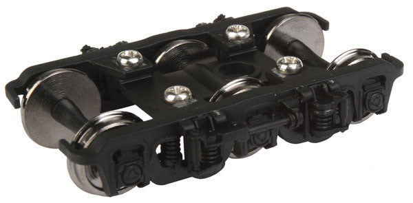 Walthers Proto HO 920-2118 GSC A62-UDO-11 6-Wheel Passenger Trucks Black with 36 inch Metal Wheels - 1 Pair