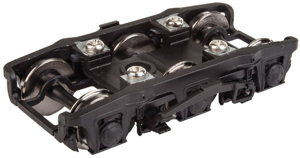 Walthers Proto HO 920-2209 Pennsylvania 3D-P1 6-Wheel Trucks Railway Post Office Version Black with 36 inch Metal Wheels - 1 Pair