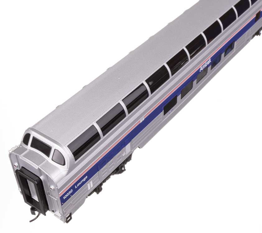 WalthersProto HO 920-14603 85' Budd Great Dome Lighted Amtrak Ph IV #10030