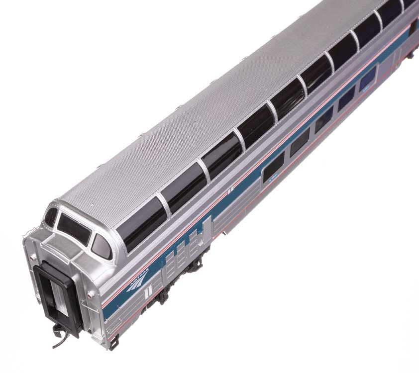 WalthersProto HO 920-14604 85' Budd Great Dome Lighted Amtrak Ph VI w/Decal