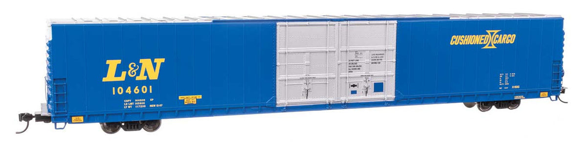 WalthersProto HO 920-102119 86' Pullman-Standard Double-Door Hi-Cube Boxcar Louisville & Nashville L&N #104601