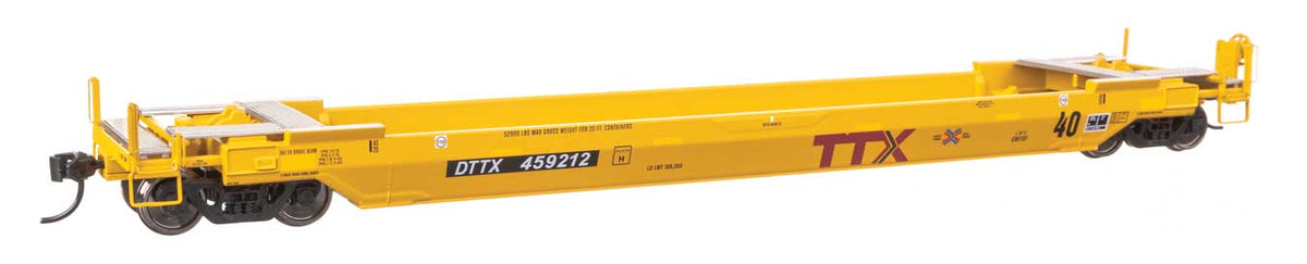 WalthersProto HO 920-109149 Gunderson Rebuilt All-Purpose 40' Well Car TTX "New Logo w/Railbox Logo" DTTX #459212